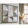 image:imageSignature Design by Ashley Harelman Canvas Wall Art 40x40 Taupe