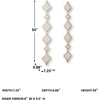 image:imageSignature Design by Ashley Harriswood Art Deco Accent Mirror Set of 2 Gold
