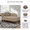 image:imageSignature Design by Ashley Havenworth Classic Anti Sag RightArm Facing Corner Chaise with Reversible Seat Cushion and 1 Accent Pillows Beige amp Dark Brown
