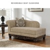 image:imageSignature Design by Ashley Havenworth Classic Anti Sag RightArm Facing Corner Chaise with Reversible Seat Cushion and 1 Accent Pillows Beige amp Dark Brown