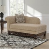 image:imageSignature Design by Ashley Havenworth Classic Anti Sag RightArm Facing Corner Chaise with Reversible Seat Cushion and 1 Accent Pillows Beige amp Dark Brown
