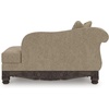 image:imageSignature Design by Ashley Havenworth Classic Anti Sag RightArm Facing Corner Chaise with Reversible Seat Cushion and 1 Accent Pillows Beige amp Dark Brown