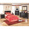 image:imageSignature Design by Ashley Huey Vineyard Traditional Queen Sleigh Headboard ONLY BlackBlack