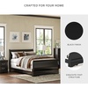 image:imageSignature Design by Ashley Huey Vineyard Traditional Queen Sleigh Headboard ONLY BlackBlack