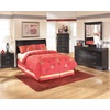 image:imageSignature Design by Ashley Huey Vineyard Traditional Queen Sleigh Headboard ONLY BlackBlack