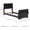 image:imageSignature Design by Ashley Huey Vineyard Traditional Queen Sleigh Headboard ONLY BlackBlack