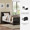 image:imageSignature Design by Ashley Huey Vineyard Traditional Queen Sleigh Headboard ONLY BlackBlack