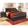 image:imageSignature Design by Ashley Huey Vineyard Traditional Queen Sleigh Headboard ONLY BlackBlack