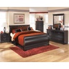 image:imageSignature Design by Ashley Huey Vineyard Traditional Queen Sleigh Headboard ONLY BlackBlack