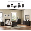 image:imageSignature Design by Ashley Huey Vineyard Traditional Queen Sleigh Headboard ONLY BlackBlack