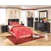 image:imageSignature Design by Ashley Huey Vineyard Traditional Queen Sleigh Headboard ONLY BlackBlack