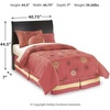 image:imageSignature Design by Ashley Huey Vineyard Traditional Queen Sleigh Headboard ONLY BlackBlack