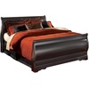 image:imageSignature Design by Ashley Huey Vineyard Traditional Queen Sleigh Headboard ONLY BlackBlack