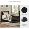 image:imageSignature Design by Ashley Huey Vineyard Traditional Queen Sleigh Headboard ONLY BlackBlack