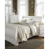 image:imageSignature Design by Ashley Huey Vineyard Traditional Queen Sleigh Headboard ONLY BlackWhite