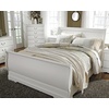 image:imageSignature Design by Ashley Huey Vineyard Traditional Queen Sleigh Headboard ONLY BlackWhite