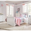 image:imageSignature Design by Ashley Huey Vineyard Traditional Queen Sleigh Headboard ONLY BlackWhite