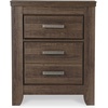 image:imageSignature Design by Ashley Juararo 2Drawer Nightstand Rustic BrownMedium Brown