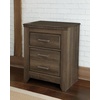 image:imageSignature Design by Ashley Juararo 2Drawer Nightstand Rustic BrownMedium Brown