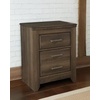 image:imageSignature Design by Ashley Juararo 2Drawer Nightstand Rustic BrownMedium Brown