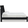 image:imageSignature Design by Ashley Kids Full Platform Bed Frame Matte BlackBlack