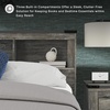 image:imageSignature Design by Ashley Kids Twin Panel Bed Frame Rustic Warm GrayFull Bookcase Panel Bed