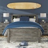 image:imageSignature Design by Ashley Kids Twin Panel Bed Frame Rustic Warm GrayFull Bookcase Panel Bed