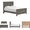 image:imageSignature Design by Ashley Kids Twin Panel Bed Frame Rustic Warm GrayQueen Panel Bed