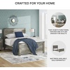 image:imageSignature Design by Ashley Kids Twin Panel Bed Frame Rustic Warm GrayQueen Panel Bed