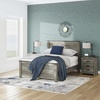 image:imageSignature Design by Ashley Kids Twin Panel Bed Frame Rustic Warm GrayQueen Panel Bed