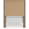 image:imageSignature Design by Ashley Kids Twin Panel Bed Frame Rustic Warm GrayTwin Panel Bed