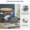 image:imageSignature Design by Ashley Kids Twin Panel Bed Frame Rustic Warm GrayTwin Panel Bed