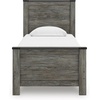 image:imageSignature Design by Ashley Kids Twin Panel Bed Frame Rustic Warm GrayTwin Panel Bed