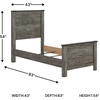 image:imageSignature Design by Ashley Kids Twin Panel Bed Frame Rustic Warm GrayTwin Panel Bed