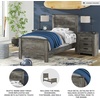 image:imageSignature Design by Ashley Kids Twin Panel Bed Frame Rustic Warm GrayTwin Panel Bed