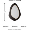 image:imageSignature Design by Ashley Kierlock Wavy Accent Mirror Black amp Gold