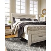 image:imageSignature Design by Ashley King Panel Headboard Only WhitewashKing