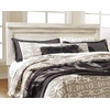 image:imageSignature Design by Ashley King Panel Headboard Only WhitewashKing