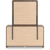 image:imageSignature Design by Ashley King Size Bed Frame with LED LightsDresser and Mirror