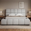 image:imageSignature Design by Ashley King Upholstered Bed Frame Light GrayQueen