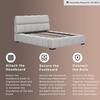 image:imageSignature Design by Ashley King Upholstered Bed Frame Light GrayQueen
