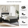 image:imageSignature Design by Ashley King Wood Panel Bed Hardwood Solids and MDFBlack