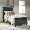 image:imageSignature Design by Ashley King Wood Panel Bed Hardwood Solids and MDFBlack