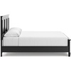 image:imageSignature Design by Ashley King Wood Panel Bed Hardwood Solids and MDFBlack