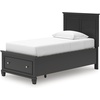 image:imageSignature Design by Ashley King Wood Panel Bed Hardwood Solids and MDFBlack