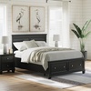 image:imageSignature Design by Ashley King Wood Panel Bed Hardwood Solids and MDFBlack