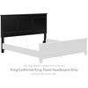 image:imageSignature Design by Ashley King Wood Panel Bed Hardwood Solids and MDFBlack