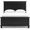 image:imageSignature Design by Ashley King Wood Panel Bed Hardwood Solids and MDFBlack