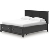 image:imageSignature Design by Ashley King Wood Panel Bed Hardwood Solids and MDFBlack