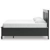 image:imageSignature Design by Ashley King Wood Panel Bed Hardwood Solids and MDFBlack